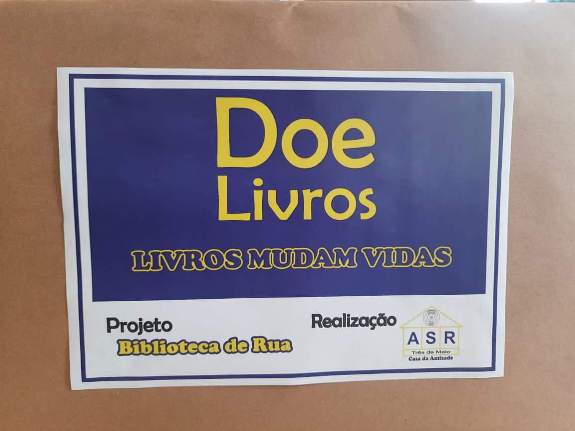 BIBLIOTECA DE RUA SERÁ IMPLEMENTADA EM TRÊS DE MAIO